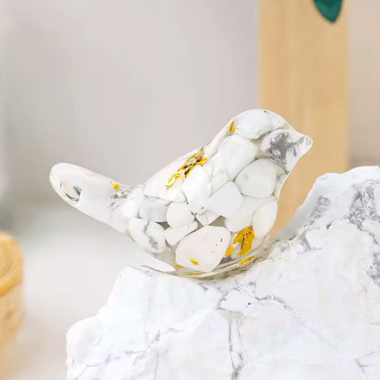 Crystal Mahjong Birdie White