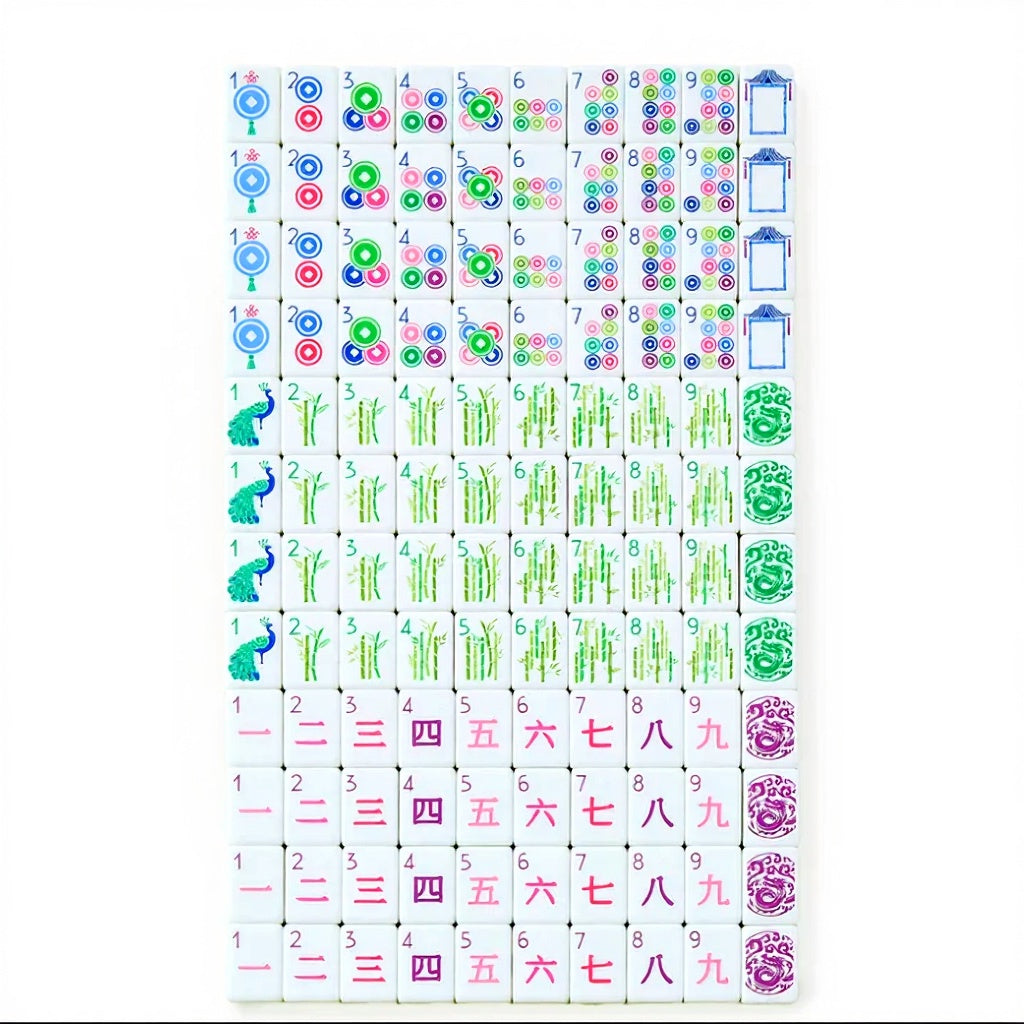 Lime Lounge Collection - Mahjong Tiles - Ships Dec 1