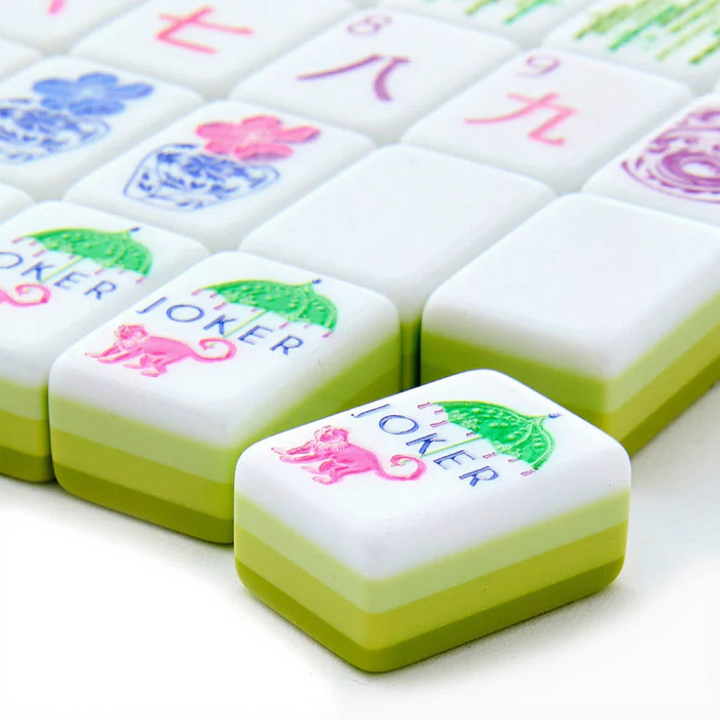 Lime Lounge Collection - Mahjong Tiles - Ships Dec 1