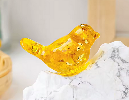 Citrine Crystal Mahjong Birdie