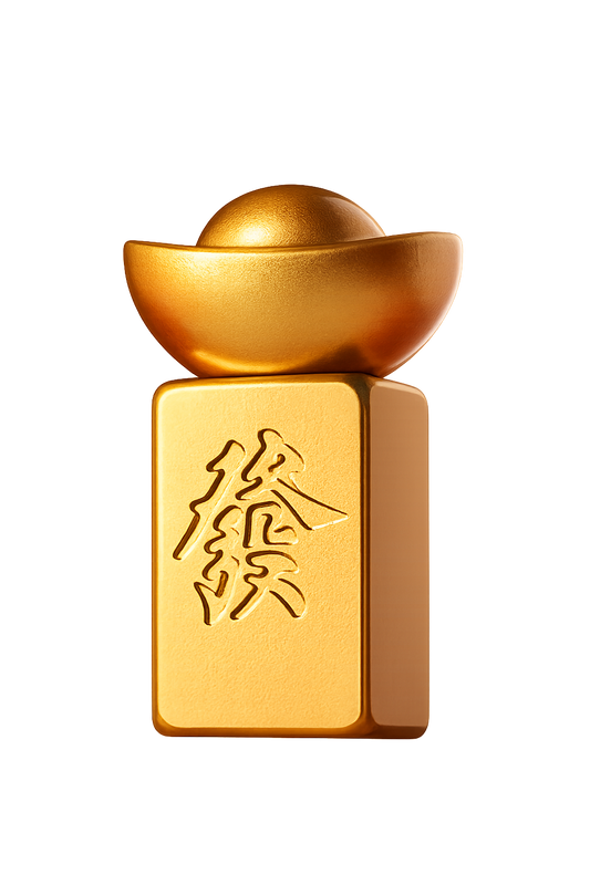 Prosperity Mahjong Brass Tile